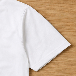 Camiseta de Manga Corta con Cuello Redondo para Hombre, Estampado en Serigrafía, Mezcla de Poliéster/Algodón, Casual, Transpirable, Corte Regular, Dobladillo Curvo - Product Image 3