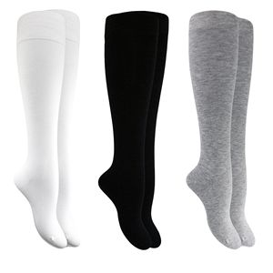 Premium Bamboo <b>Knee</b> <b>High</b> <b>Socks</b> for Women 3 Pairs Long Dress <b>Knee</b> <b>Socks</b> - Product Image 1