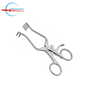 Retractor Quirúrgico Autoretráctil Weitlaner de 13 cm, 4x3 Puntas Afiladas, Certificado CE Clase II, para Cirugía Plástica General de Tejidos Blandos - Product Image 4