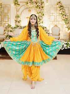 ชุดแต่งงานแบบอัฟกานิสถานปักลายวินเทจแบบสั่งตัดได้ คอลเลคชั่นใหม่ปี 2026 ลวดลายลูกไม้แบบปากีสถานคูชี ซักได้ เป็นมิตรต่อสิ่งแวดล้อม - Product Image 3