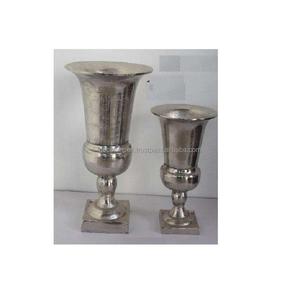 Florero de mesa moderno de aluminio sólido de gran venta con pulido de espejo disponible en acabado de alfombrilla decoración del hogar jarrón decoración de restaurante de Hotel - Product Image 2