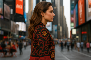 Chaqueta de Invierno para Mujer con Diseño Suzani Bordado a Mano, Tela Blanca, Regalo para Damas de Honor o Ropa de Mujer, Venta al Por Mayor OEM ODM - Product Image 3