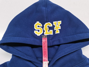 Sudadera con Capucha para Hombre, Estilo Hip Hop Urbano, de Alta Calidad, 100% Algodón, con Logotipo Personalizado, Pedrería, Invierno, Gruesa, 400 g/m² - Product Image 4