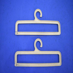 High Quality Plastic Hanger 200x29mm Rice Husk Hanger <b>Small</b> Green Clothes and <b>Towels</b> Display Accessory Green Garment Accessories - Product Image 3