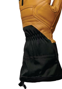 Gants de snowboard pour enfants en polyester imperméables et antidérapants pour l'extérieur en hiver, avec fermeture à cordon - Product Image 2