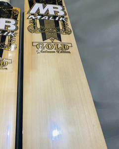 Bate de Críquet MB MALIK Edición Oro Platino 2024, Madera de Sauce Inglesa, Duradero, Estilo Clásico, Calidad Profesional - Product Image 3