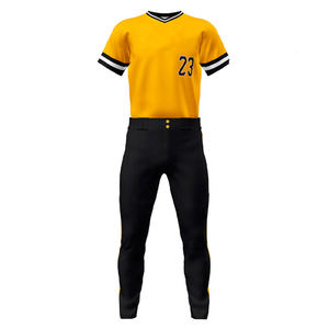 Men's Unisex Polyester <b>Baseball</b> Uniform Sets Custom Logo & Color High Quality Breathable Sportswear OEM Service New Design - Product Image 5