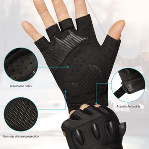 New Customized Leather Polyurethane Summer Non-Slip Full Finger Unisex Racing <b>Gloves</b> for Motor Cycling Motocross Riding - Product Image 5