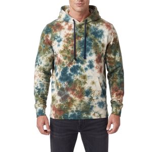 Sweat à capuche décontracté tie-dye en molleton de coton, style pull-over, confortable, à manches longues, pour l'automne et l'hiver, vêtement streetwear - Product Image 1