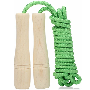 Corde à sauter réglable en fil d'acier recouvert de PVC avec poignées lestées pour entraînement fitness, vente en gros OEM, personnalisable - Product Image 6