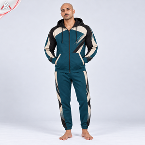 Chándal con Capucha para Hombre, Ropa de Invierno, Hecho con Tela Resistente, Ofrece un Ajuste Cómodo y una Sensación Cálida, Chándal con Capucha y Cremallera para Hombre - Product Image 1