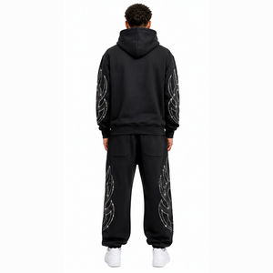 Sudadera con Capucha Personalizada para Hombre 2026, Cortavientos, Transpirable, de Algodón Orgánico, con Estampado Gráfico de Letras y Números, con Cordón Ajustable en la Parte Delantera - Product Image 6