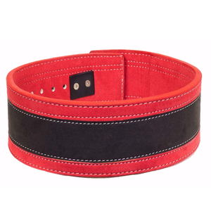 Cinturón de Soporte Lumbar Ajustable de Cuero con Palanca, Protección Profesional para Entrenamientos Intensos en el Gimnasio - Product Image 1