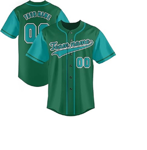 Premium Quality Baseball Jersey Custom Team Logo Shirt Lightweight Quick Dry Button Down Athletic Wear For Teams - Product Image 3