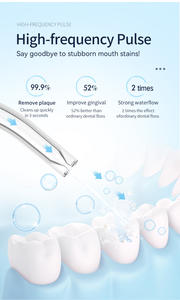 Serbatoio d'acqua elettrico portatile senza fili da 180ml irrigatore dentale IPX5 per la pulizia dei denti per la casa irrigatore orale Cordless - Product Image 2