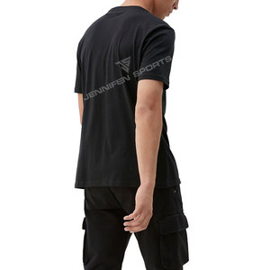 Camiseta de Manga Corta Casual para Hombre de Alta Calidad, 100% Algodón, Impresión Personalizada, Transpirable, de Secado Rápido, Venta al Por Mayor - Product Image 4