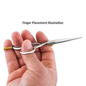 กรรไกรตัดผมสแตนเลสแบบมืออาชีพสำหรับร้านเสริมสวย ชุดกรรไกรตัดและซอยผมแบบกำหนดเองได้ - Product Image 5