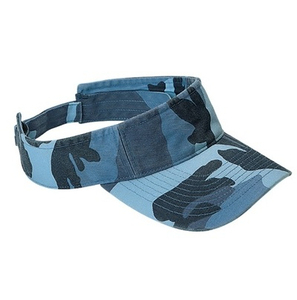 Visière unisexe verte en polyester à bord plat, ajustable, pour usage extérieur printemps-été, adultes - Product Image 3