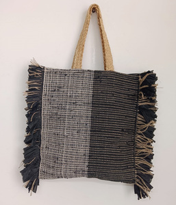 Bolso Bandolera Bohemio de Algodón y Yute 2026 para Mujer, Cierre Abierto, Tamaño Personalizado, Diseño Único, Bolso de Viaje a la Moda, India - Product Image 4
