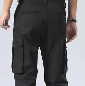 Pantalones Cargo Casuales de Verano para Hombre, Fabricante OEM ODM, Ropa Urbana Elegante de Alta Calidad, 100% Algodón - Product Image 5