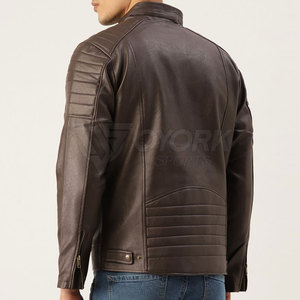 Dernier style, nouvelle arrivée, veste en cuir d'hiver, vente en gros, veste en cuir pour hommes, veste en cuir la plus vendue - Product Image 2