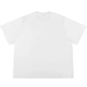 Custom High Quality <b>Men</b> O-Neck Plus Size Oversized Eco-Friendly <b>Fleece</b> T-<b>Shirt</b> Polyester/Cotton Heavyweight Luxury Drop Shoulder - Product Image 3