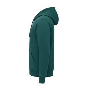 Sweat-shirt à capuche zippé pour homme, couleur unie, coupe classique, en coton French Terry, décontracté, pour l'automne - Product Image 3
