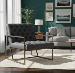 Chaise de restaurant contemporaine en velours rembourrée, siège durable avec coussin, pieds en acier thermolaqué, mobilier de salle à manger pour bistrot et hôtel - Product Image 2