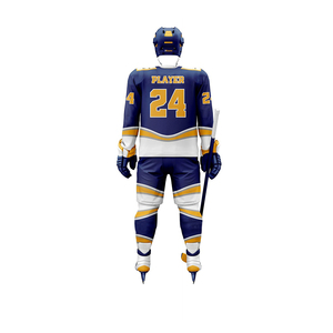 Uniforme de hockey sur glace personnalisé 100% polyester, taille plus, impression numérique, finition de haute qualité pour le marché de gros mondial - Product Image 2
