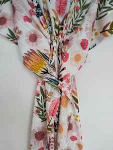 Vestido Kaftán de Algodón Indio Hecho a Mano, Kimono de Playa, Túnica Bohemia, Atuendo de Verano para Vacaciones - Product Image 5