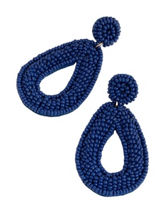 Pendientes de Novia con Cuentas de Colores Rosa y Blanco, Bordados a Mano, al Mejor Precio desde India - Product Image 2