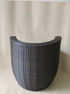 Ensemble de jardin moderne en rotin méditerranéen 2 places, mobilier d'extérieur résistant aux intempéries en osier pour cour, patio, hôtel, entrepôt - Product Image 3