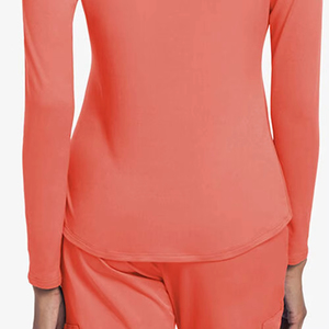 Uniformes Médicos de Manga Larga, Camisetas Modernas para Doctoras, Camisetas para Usar Bajo el Uniforme, Uniformes de Enfermería para Mujer para el Verano - Product Image 4