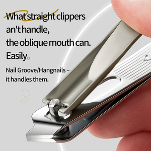 Premium Heavy Duty Black Carbon Steel 4-in-1 <b>Nail</b> Clipper <b>Set</b> Grooming Kit with Bag for Men & Women at Reasonable Price - Product Image 3