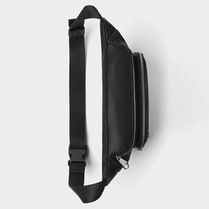 Sac banane en cuir souple de qualité supérieure, réglable, multi-poches, pour voyage, décontracté, extérieur, streetwear - Product Image 4