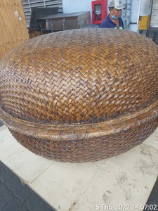 Coracle en bambou directement de l'usine, avec banc et pagaies inclus, coracle rond en bambou du Vietnam pour la décoration des complexes hôteliers de plage - Product Image 5