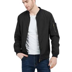 Veste bomber légère et écologique avec logo personnalisé, imperméable, coupe-vent, décontractée, à fermeture éclair, pour homme - Product Image 6