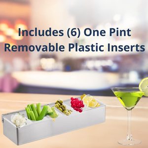 Ensemble de 6 distributeurs de condiments multi-compartiments de qualité professionnelle avec couvercles, sans BPA et compatibles lave-vaisselle, idéal pour les cadeaux promotionnels - Product Image 6