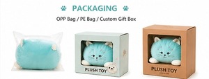 Custom Cat Plush Toy Soft Stuffed Kitty <b>Doll</b> for Kids Baby Safe Material OEM ODM Available - Product Image 6