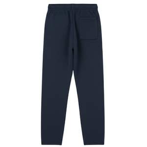 Conjunto de Sudadera Polo y Jogger de Algodón Grueso Lavado Azul Marino para Hombre, Pantalones Deportivos de Moda Urbana con Cuello Acanalado - Product Image 4