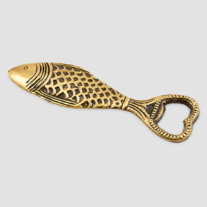 Décapsuleur artisanal en laiton massif, motif tribal antique, pour la maison, les bars et les restaurants (vente en gros) - Product Image 1