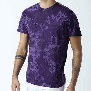 Heat-Transfer Printed Knitted Polyester/Cotton T-<b>Shirt</b> Comfortable High Quality Unique Design Casual Regular Fit Breathable - Product Image 1