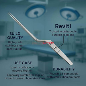 ชุดเครื่องมือผ่าตัดแบบใช้มือจับเนื้อเยื่อชนิด Bayonet Tumor Grasping Forceps ทำจากสแตนเลสสตีล ใช้ซ้ำได้ แม่นยำสูง สำหรับจับเนื้อเยื่อทางการแพทย์ - Product Image 4