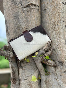 Nuevo monedero de piel de vaca Real a la moda, cartera hecha a mano de cuero plegable delgado con estilo Vintage y lindo, bolso de mano de piel Real para mujer - Product Image 2