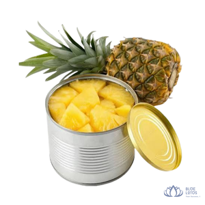 [MEJOR VENDIDO] |   Trozos de piña enlatados en jarabe espeso, suministro a granel para topping de pizza y servicios de catering, desde Vietnam - Product Image 1