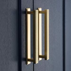 Poignée de porte en laiton de style édouardien, design baroque, poignée de porte de manoir historique - Product Image 4