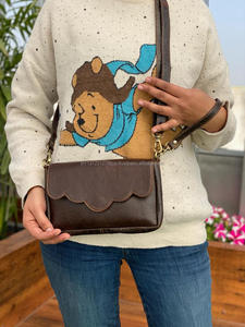 Nouveau design Sacs à main en cuir véritable pour femmes Vente à chaud de sacs à main multicolores Sacs à bandoulière multi-usages uniques et élégants pour femmes - Product Image 2