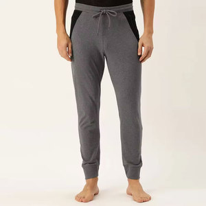HILTON ENTERPRISES Men's Gray High Sweatpants Drawstring Closure Side Pockets Casual Joggers Fleece 100% Cotton High Street - Product Image 1