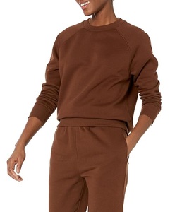 Sweat-shirt en coton pour femme, col rond, manches longues, coupe oversize, confortable, de luxe, meilleur prix, fabriqué au Bangladesh - Product Image 1