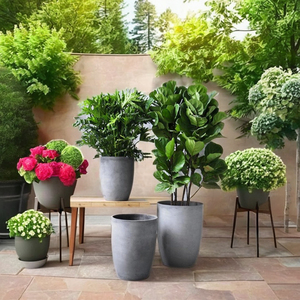 Pots de fleurs légers <span class=keywords><strong>en</strong></span> fibre de verre <span class=keywords><strong>pour</strong></span> la maison et le jardin - Product Image 2